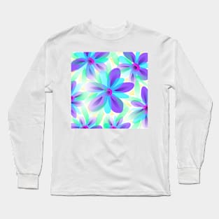 Happy Daisy Flowers Long Sleeve T-Shirt